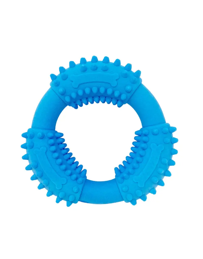 Spunky Pup Gnaw Guard Squeaky Dog Toy ring