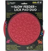 Spunky Pup Slow Feeder and Lick Pad Combo Bowl
