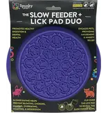 Spunky Pup Slow Feeder and Lick Pad Combo Bowl