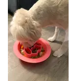 Spunky Pup Slow Feeder and Lick Pad Combo Bowl