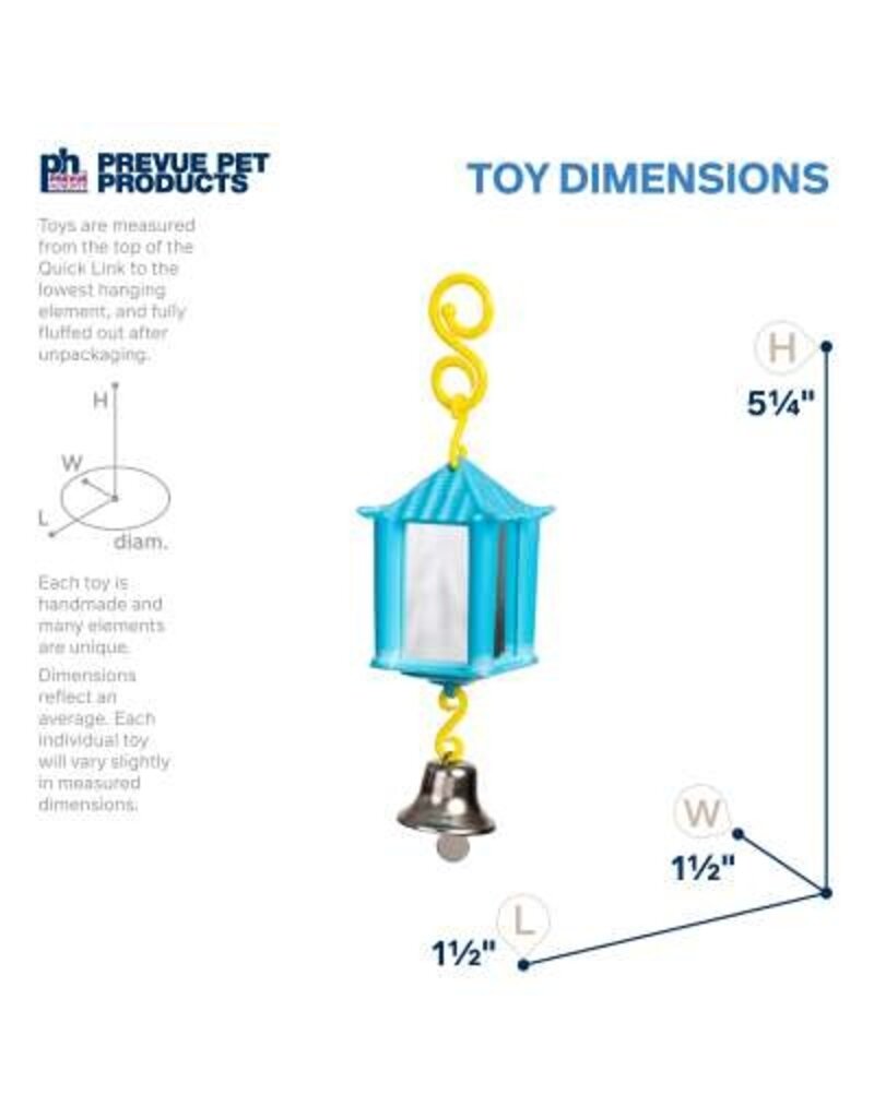 JW Lantern Mirror Bird Toy