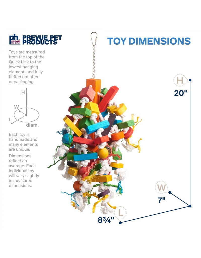 Prevue Pet Prevue Pet Bird Toy 8.75X7.5X19.5 I