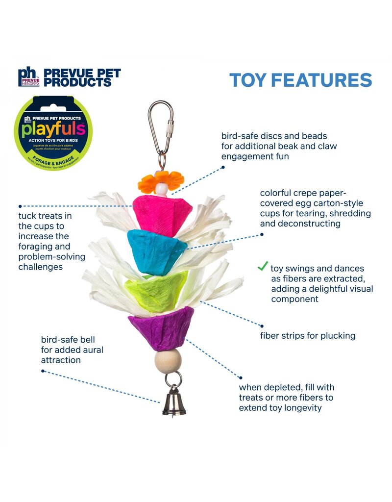Prevue Pet Prevue Pet Playfuls Raincatcher Bird Toy