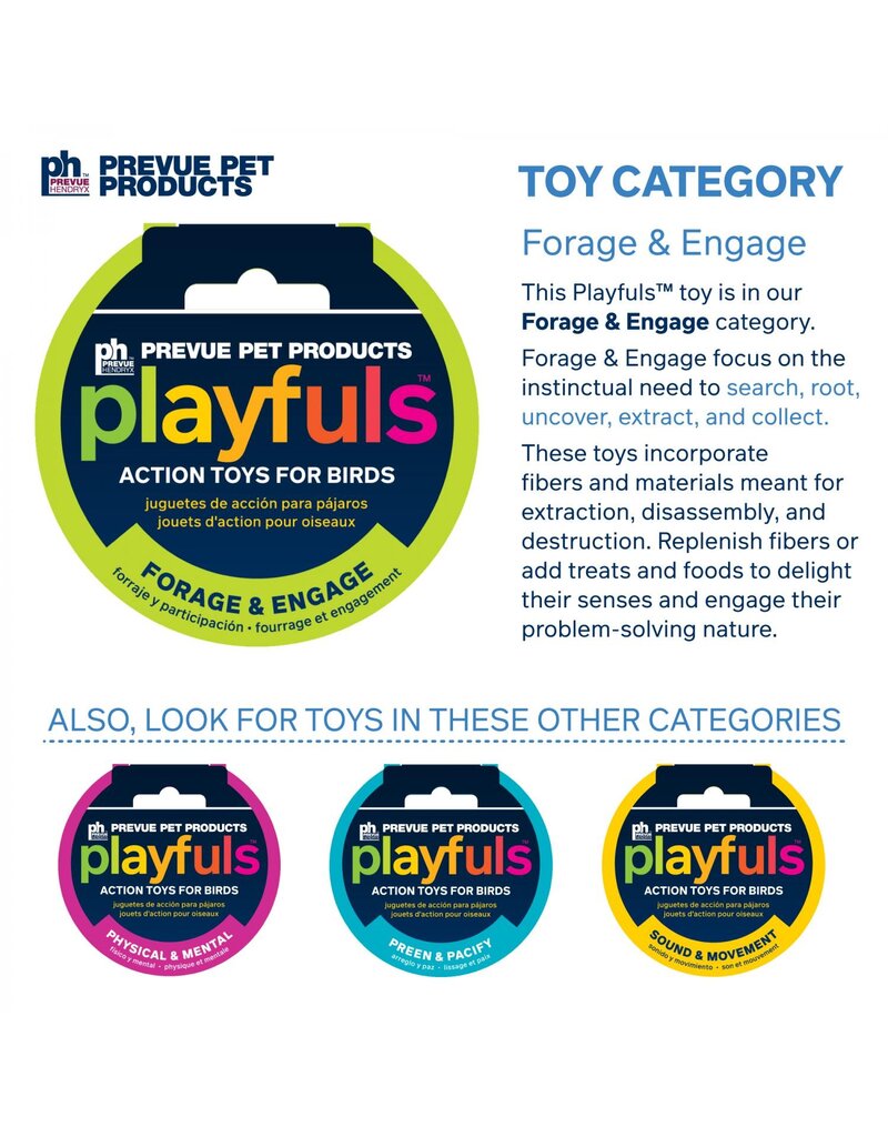 Prevue Pet Prevue Pet Playfuls Raincatcher Bird Toy