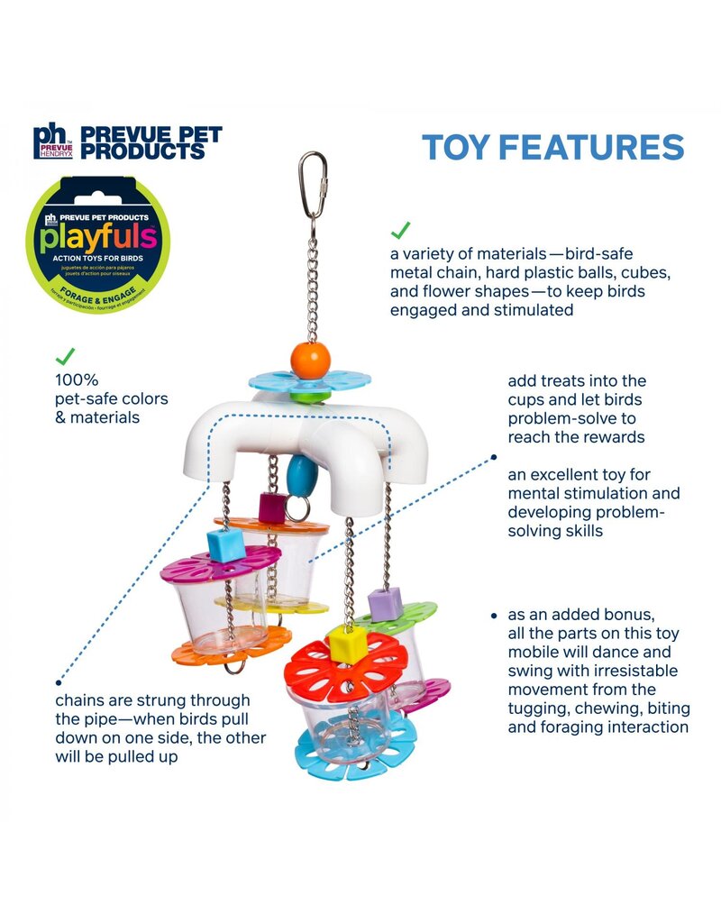 A&E Cage Company Sink and Seek Bird Toy 6 X 6 In