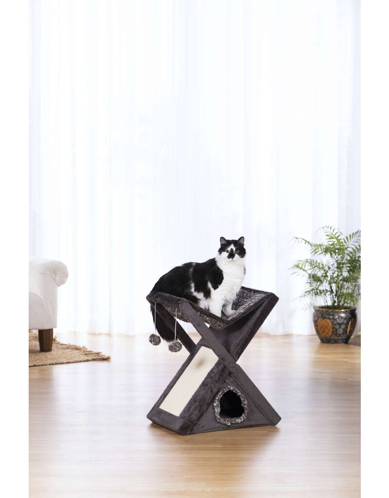 Prevue Pet Prevue Pet Products X-tra Fun Kitty Center Grey