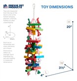 Prevue Pet Prevue Pet Tower Bird Toy 6X6X21