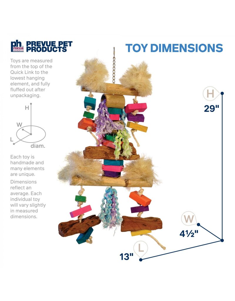 Prevue Pet Prevue Fluff N Stuff Bird Toy