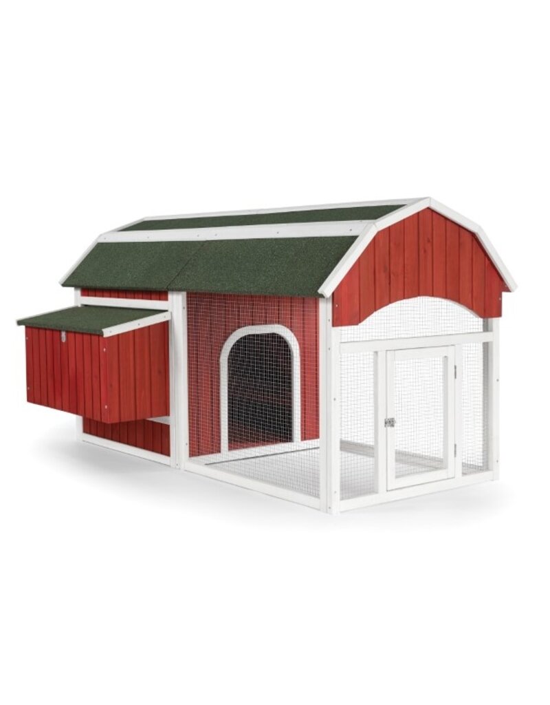 Prevue Pet Prevue Red Barn Chicken Coop 72x36x39 In