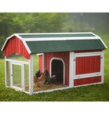 Prevue Pet Prevue Red Barn Chicken Coop 72x36x39 In