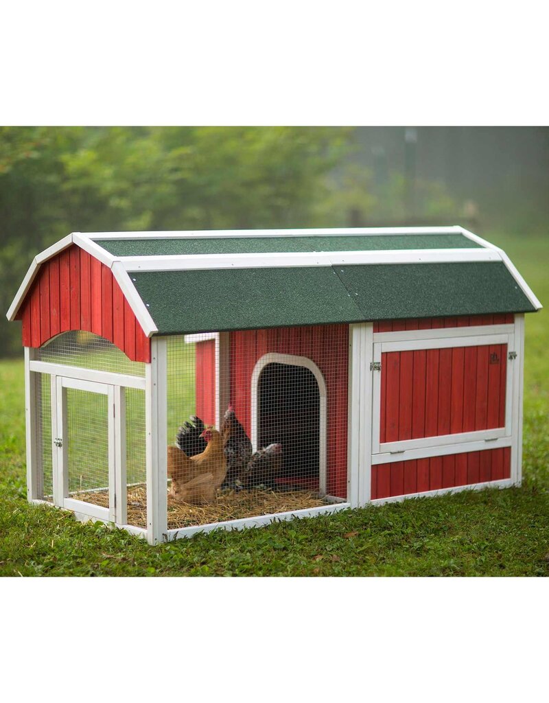 Prevue Pet Prevue Red Barn Chicken Coop 72x36x39 In