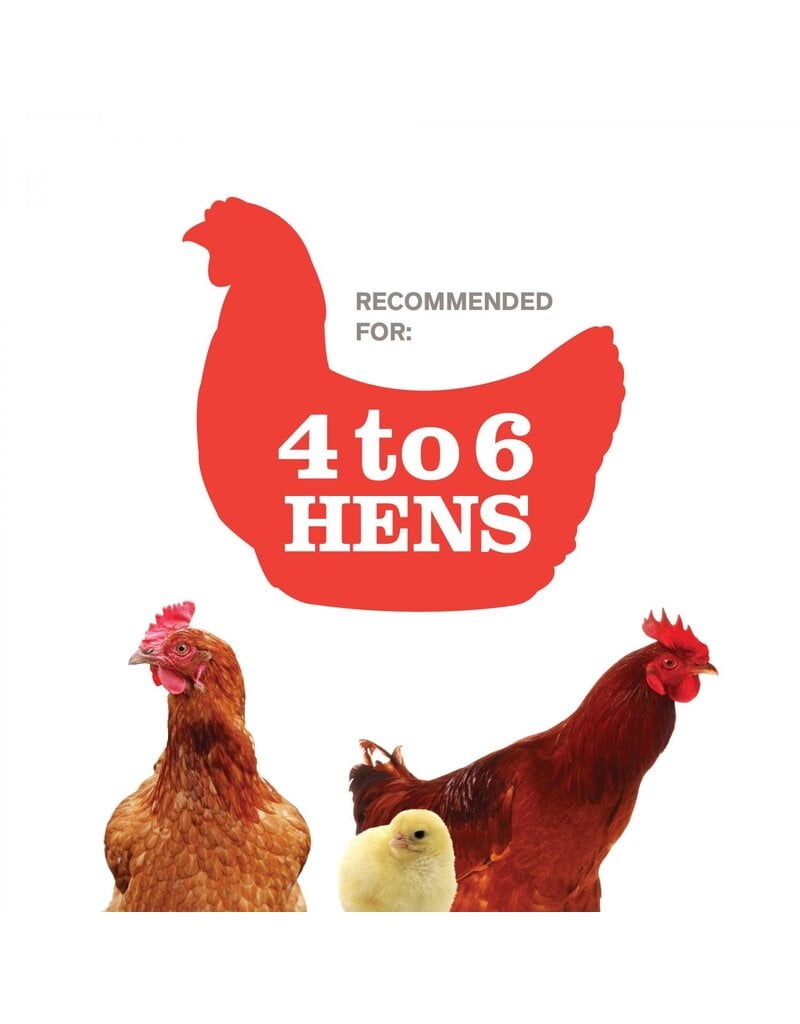 Prevue Pet Prevue Red Barn Chicken Coop 72x36x39 In