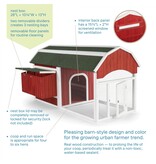 Prevue Pet Prevue Red Barn Chicken Coop 72x36x39 In