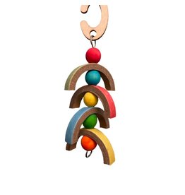 A&E Cage Company Rippin Rainbow Bird Toy