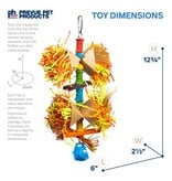 Prevue Pet Party Popper Bird Toy 6x2.75x12.75 In