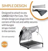 K&H Manufacturing KH Pet Cot Canopy Large Gray