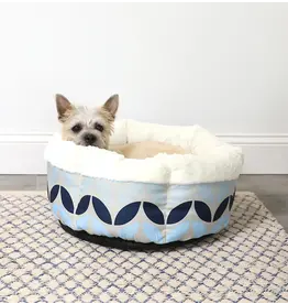 Petmate Petmate Round High Wall Compressed Bed Grey 18 x 18 In