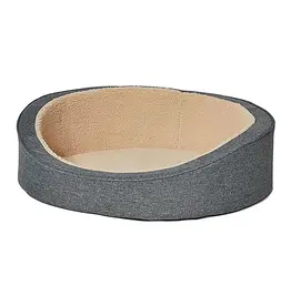 MidWest MidWest QuietTime Deluxe Hudson Pet Bed Small Gray