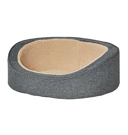 MidWest Quiet Time Deluxe Hudson Pet Bed Grey Xs