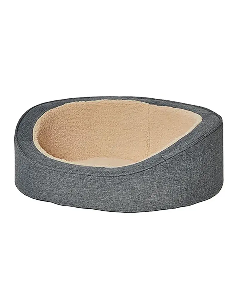 MidWest Quiet Time Deluxe Hudson Pet Bed Grey Xs