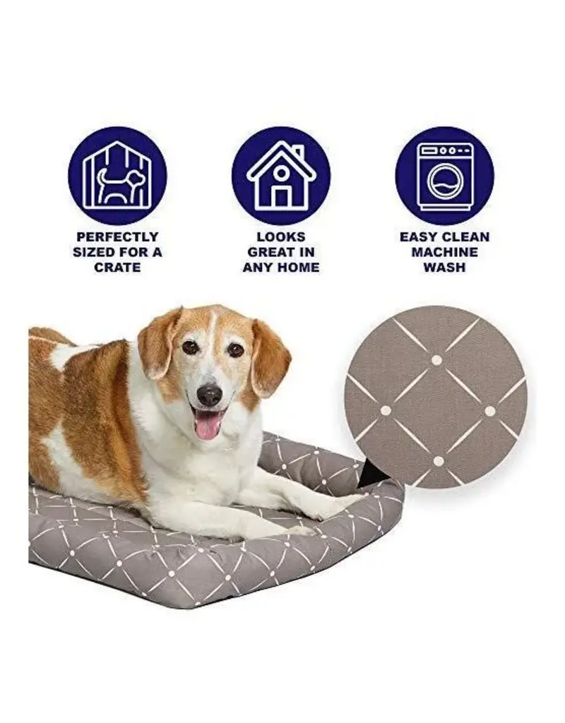 MidWest MidWest QuietTime  Ashton Bolster Beds Mushroom