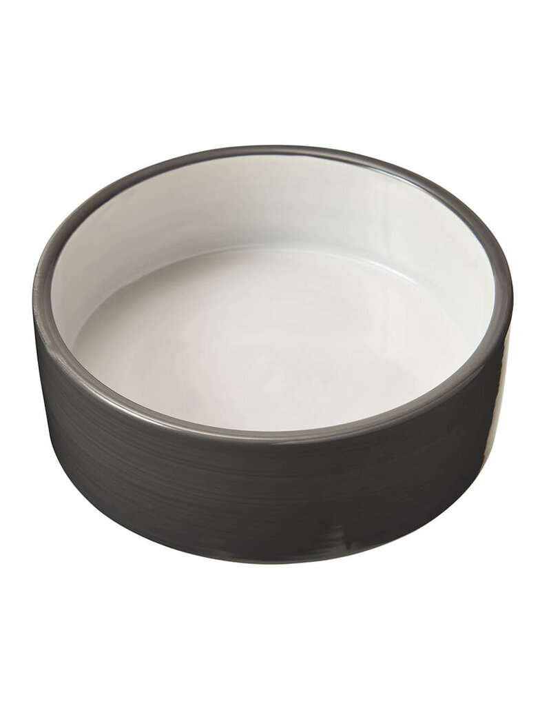 Ethical Pet Ethical Pet Spot 2 Tone Stoneware Dog Dish Gray 7 inch