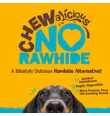 IMS Cadet Chewalicious Rawhide Free Rolls Dog Chews Peanut Butter 10 Pk