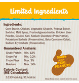 IMS Cadet Chewalicious Rawhide Free Rolls Dog Chews Peanut Butter 10 Pk