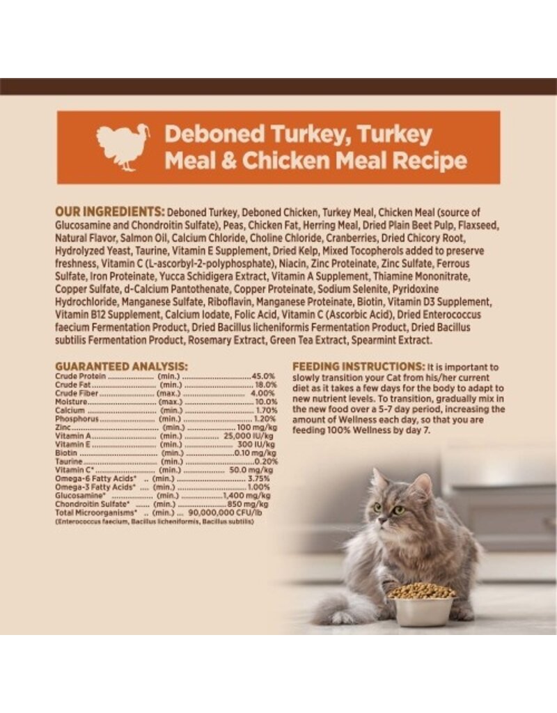 Wellness Wellness Core Original Turkey & Chicken Recipe Dry Cat Food