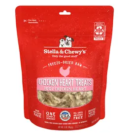 Stella & Chewys Stella & Chewy's Freeze Dried Raw Chicken Hearts Dog Treat 3 Oz