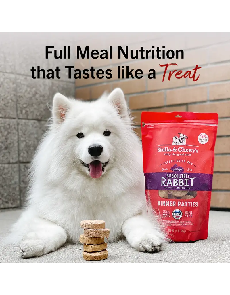 Stella & Chewys Stella & Chewy's Freeze Dried Raw Absolutely Rabbit