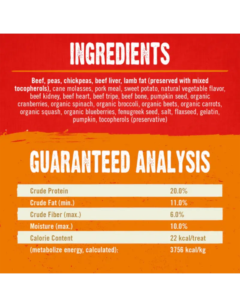 Stella & Chewys Stella & Chewy's Grass-Fed Beef Raw Coated Biscuits 9oz