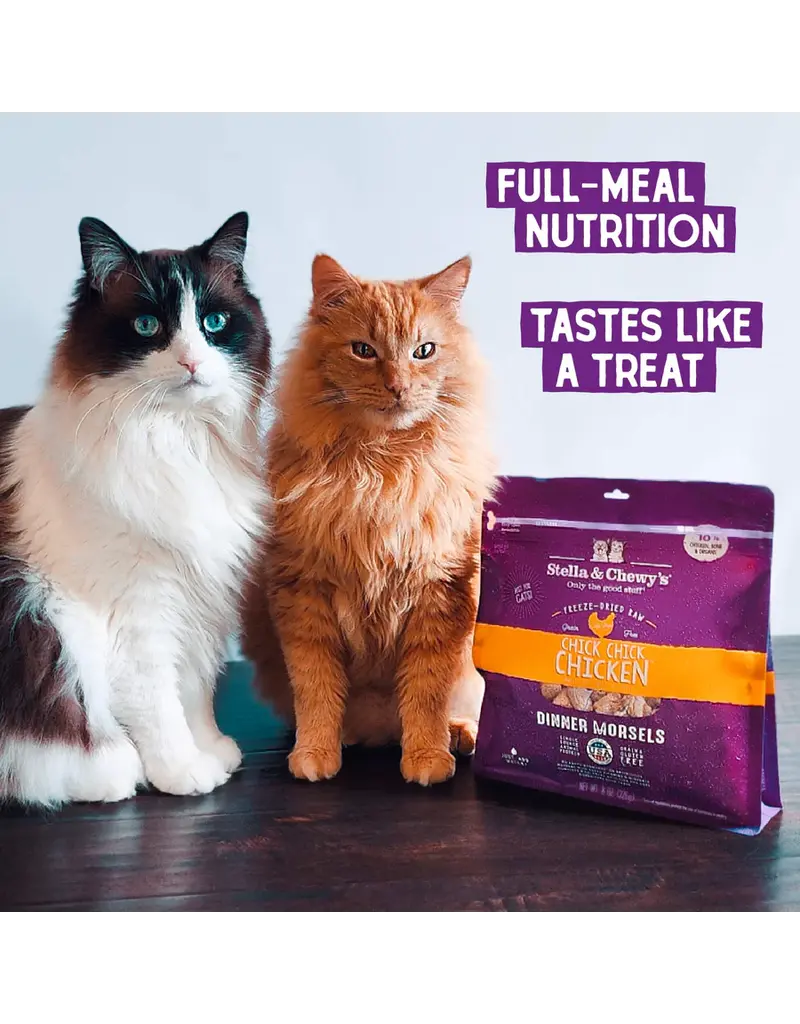 Stella & Chewys Stella & Chewy's Freeze Dried Raw Chick, Chick Chicken Cat Food