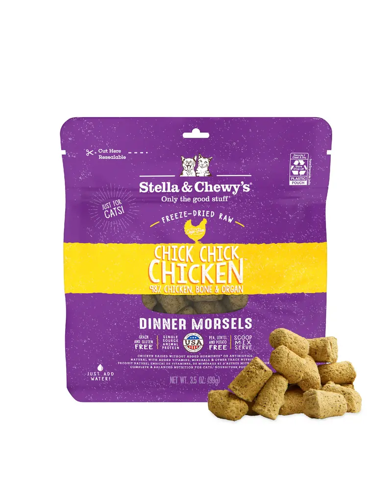 Stella & Chewys Stella & Chewy's Freeze Dried Raw Chick, Chick Chicken Cat Food