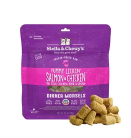 Stella & Chewys Stella & Chewy's Freeze Dried Raw Yummy Lickin Salmon and Chicken Cat Food