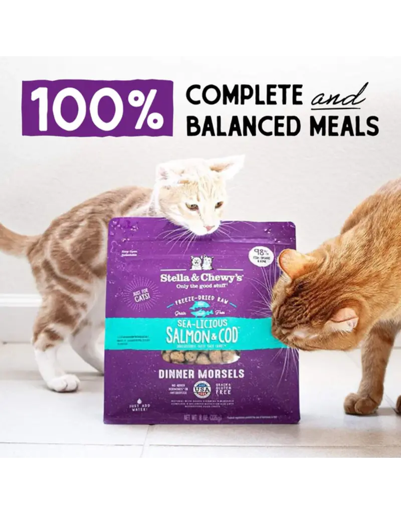Stella & Chewys Stella & Chewy's Freeze Dried Raw Sealicious Salmon and Cod Cat Food