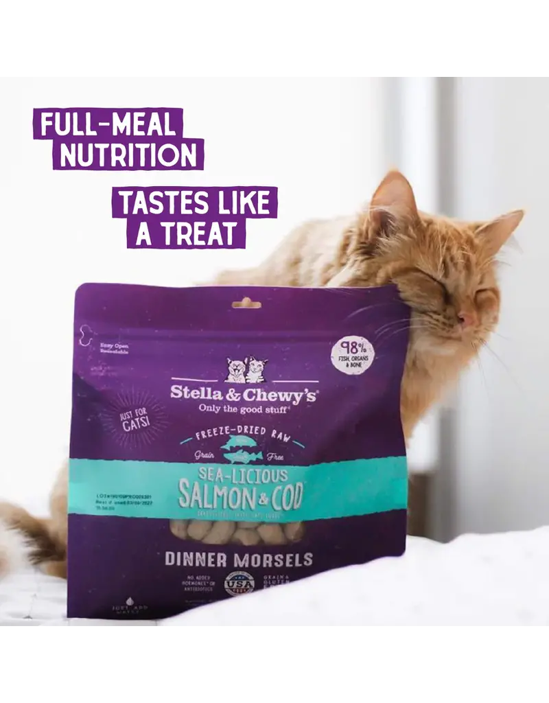 Stella & Chewys Stella & Chewy's Freeze Dried Raw Sealicious Salmon and Cod Cat Food