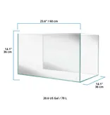 Fluval Fluval Visi-White Rimless Aquarium Set
