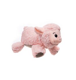 Growls Fuzzaroos Dog Toy Lamb Pink