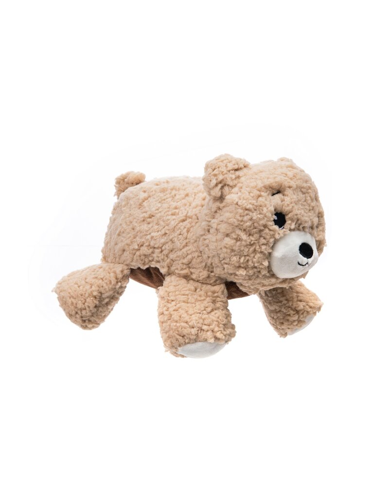 Growls Fuzzaroos Dog Toy Bear Brown