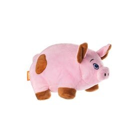 Growls Trofflers  Pig Dog Toy Pink