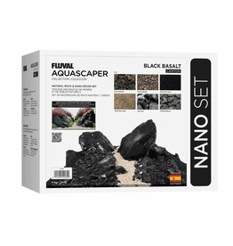 Fluval Fluval Aquascapers Natural Rock & Sand Kit Black Basalt Canyon