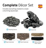 Fluval Fluval Aquascapers Natural Rock & Sand Kit Black Basalt Canyon