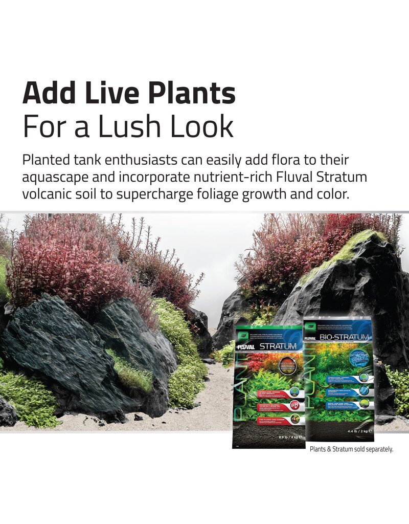 Fluval Fluval Aquascapers Natural Rock & Sand Kit Black Basalt Canyon