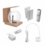 Fluval Fluval LIV Microscaping Aquarium Kit Teak 1.6 Gallon