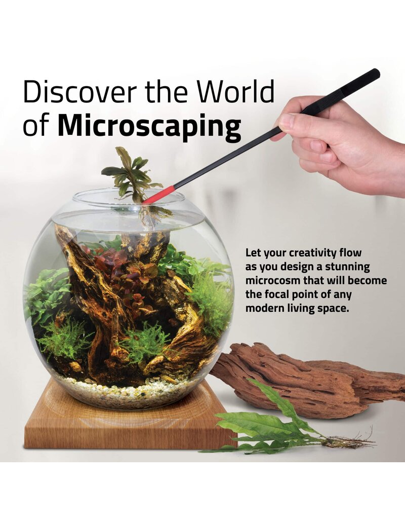 Fluval Fluval LIV Microscaping Aquarium Kit Teak 1.6 Gallon