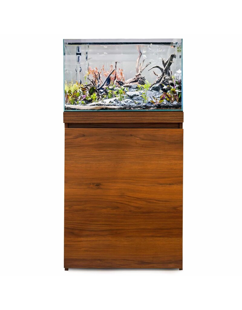Fluval Fluval Visi-White 60P Aquarium Cabinet 20.6 Gal Walnut