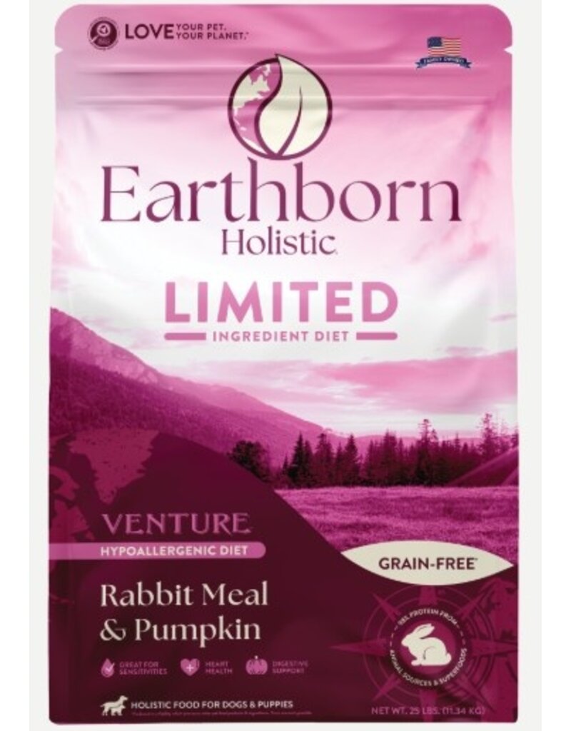 Earthborn Holistic Earthborn Venture Limited Ingredient Rabbit Meal And Pumpkin