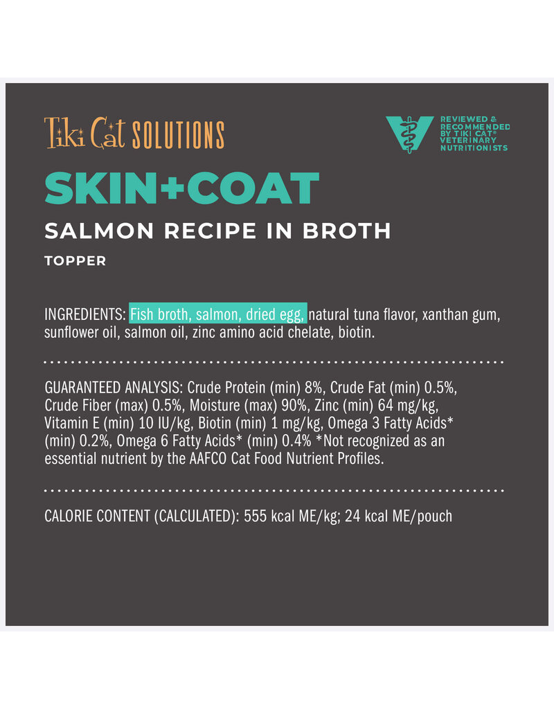 Tiki Pet Tiki Cat Solutions Skin & Coat Salmon & Herring Baked Kibble