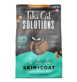 Tiki Pet Tiki Cat Solutions Skin & Coat Salmon & Herring Baked Kibble